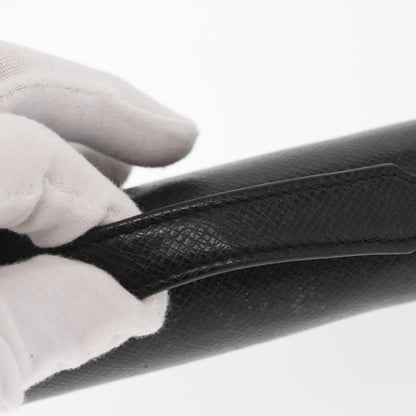 Louis Vuitton Zippy XL Taiga Leather, BLACK, LEATHER, Wallets
