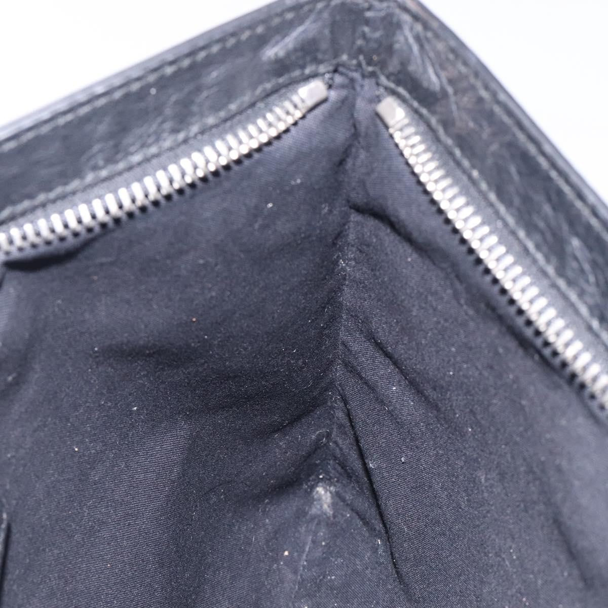 Balenciaga Graffiti Pouch Leather, BLACK, LEATHER, Clutche & pouche