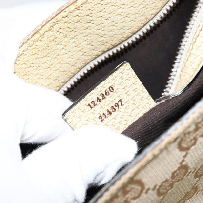 Gucci Open Tote GG Canvas, BEIGE, CANVAS, Tote bag