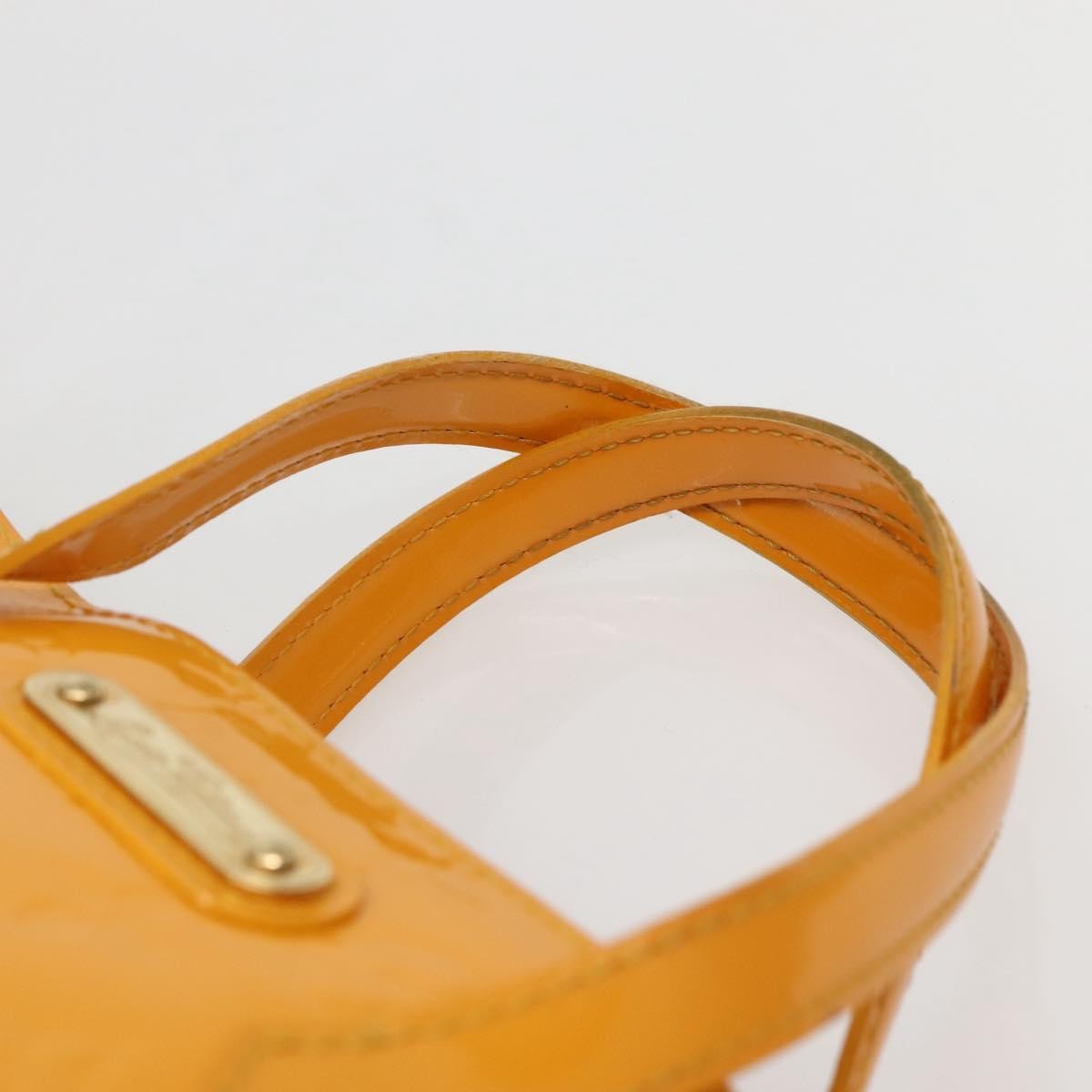 Louis Vuitton Wilshire Handbag Monogram Vernis, YELLOW, PATENT_LEATHER, Handbag