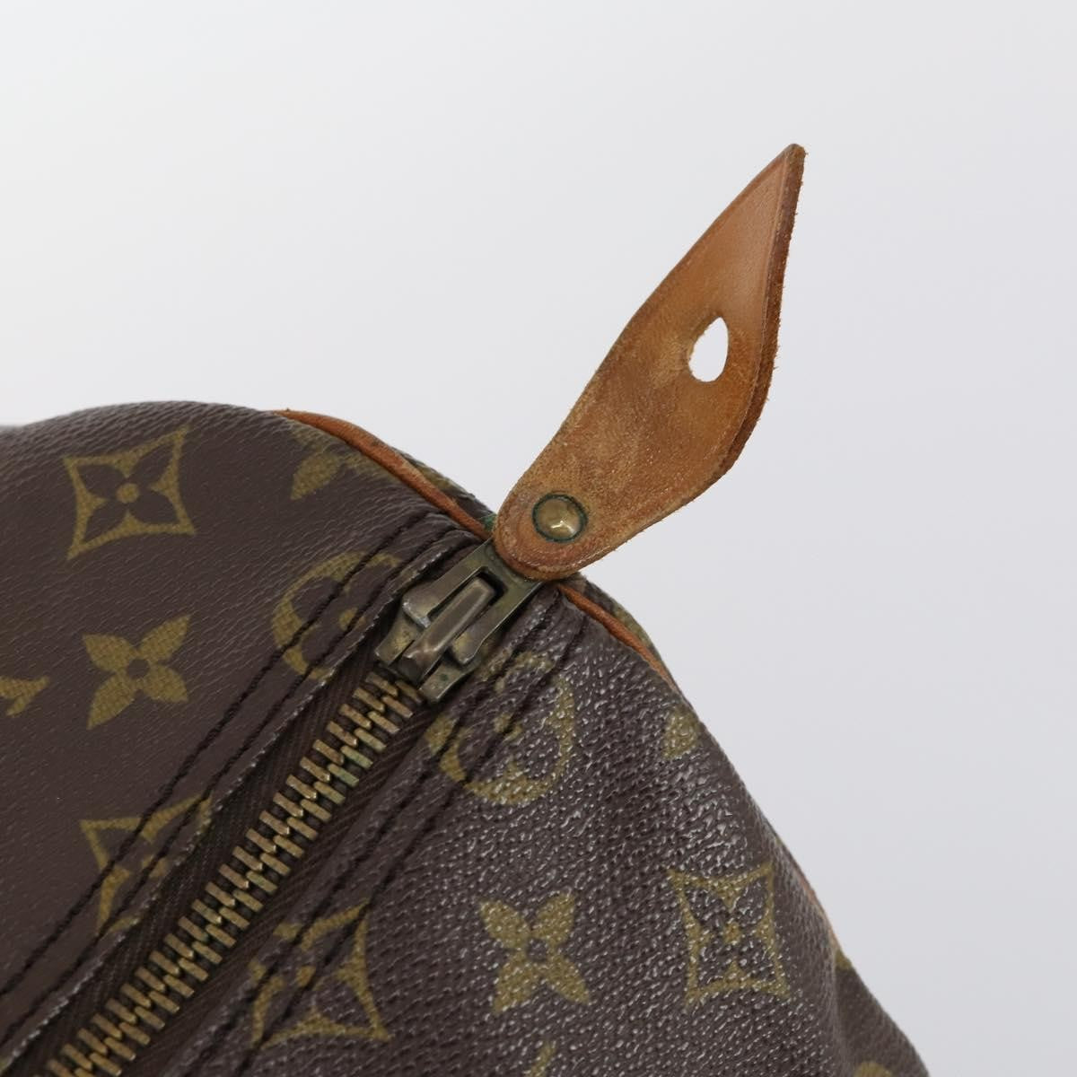 Louis Vuitton Keepall Bag Monogram Canvas, BROWN, CANVAS, Travel bag