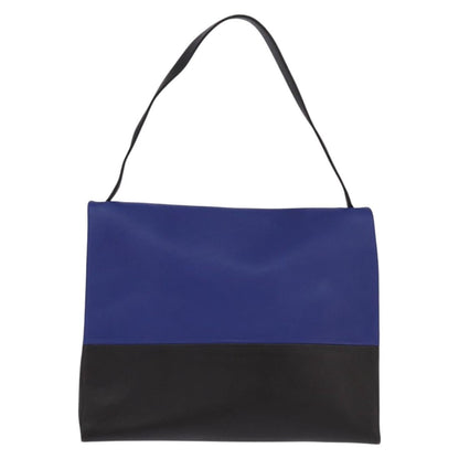 Celine All Soft Bag Leather, BLUE, LEATHER, Handbag