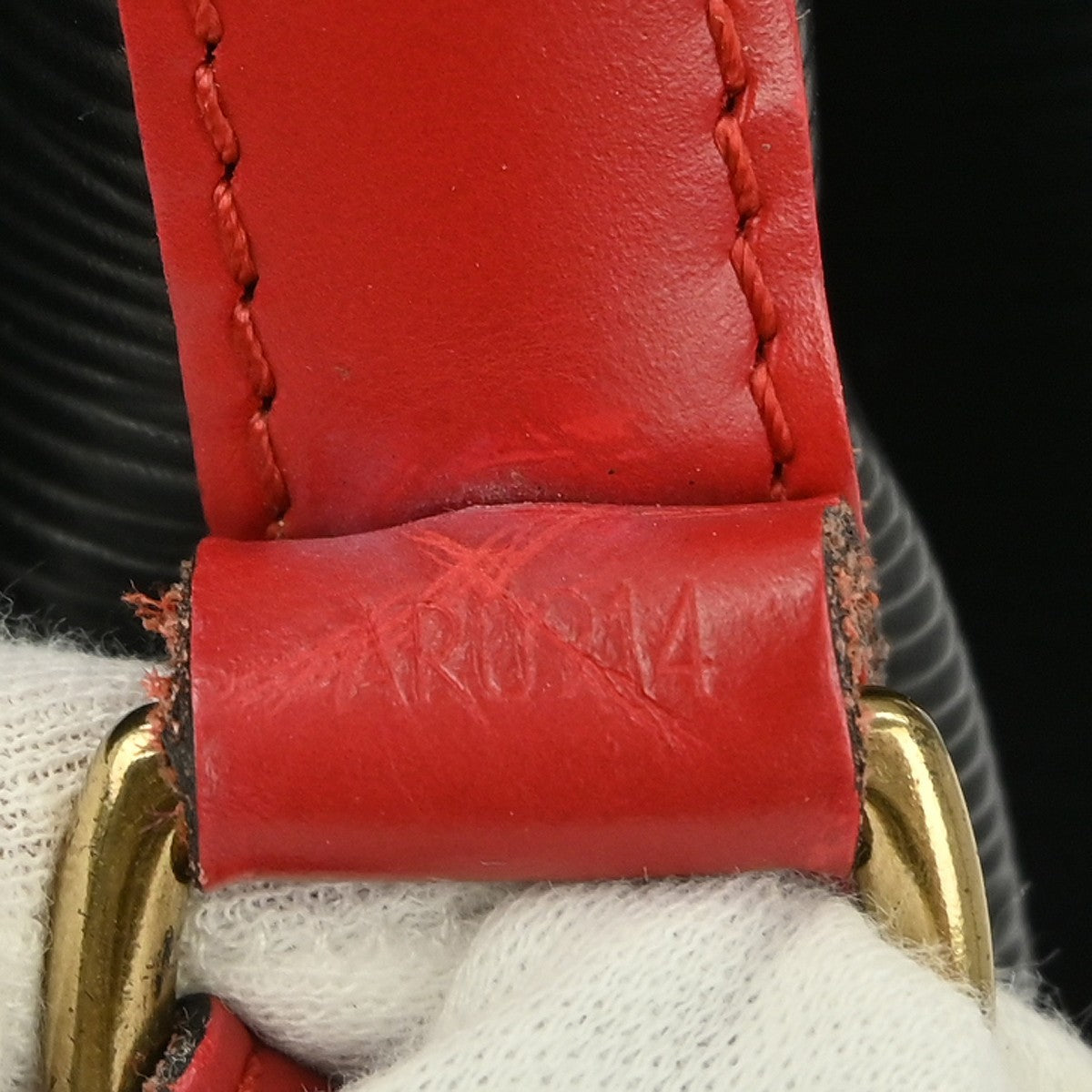 Louis Vuitton Bicolor Noe Handbag Epi Leather, BLACK, LEATHER, Shoulder bag