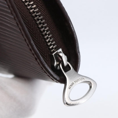 Louis Vuitton Demi Lune Coin Purse Epi Leather, BROWN, LEATHER, Wallets