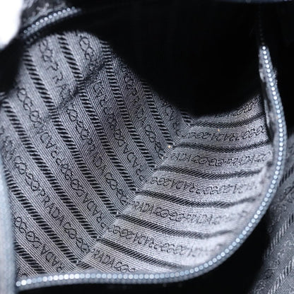 Prada Vintage Zip Tote Tessuto, BLACK, NYLON, Tote bag