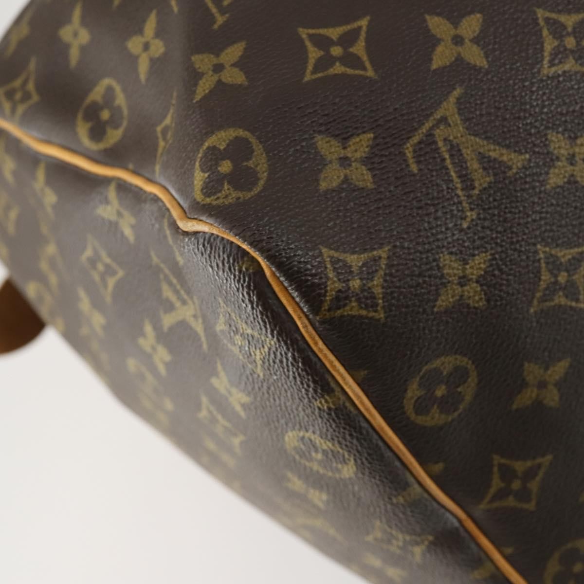 Louis Vuitton Keepall Bag Monogram Canvas, BROWN, CANVAS, Travel bag