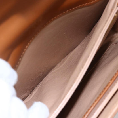 Gucci Vintage Handbag Leather, BROWN, LEATHER, Handbag