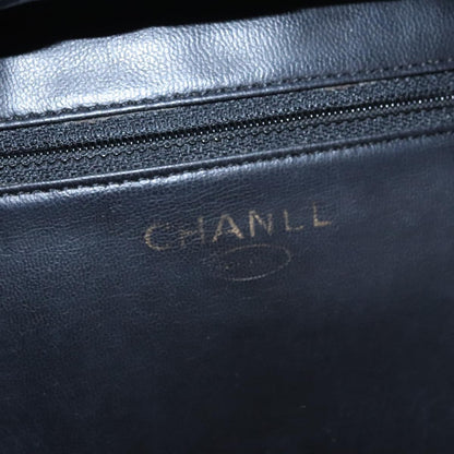 Chanel Vintage Timeless Zip Around Vanity Case Caviar, BLACK, LEATHER, Toiletry Case