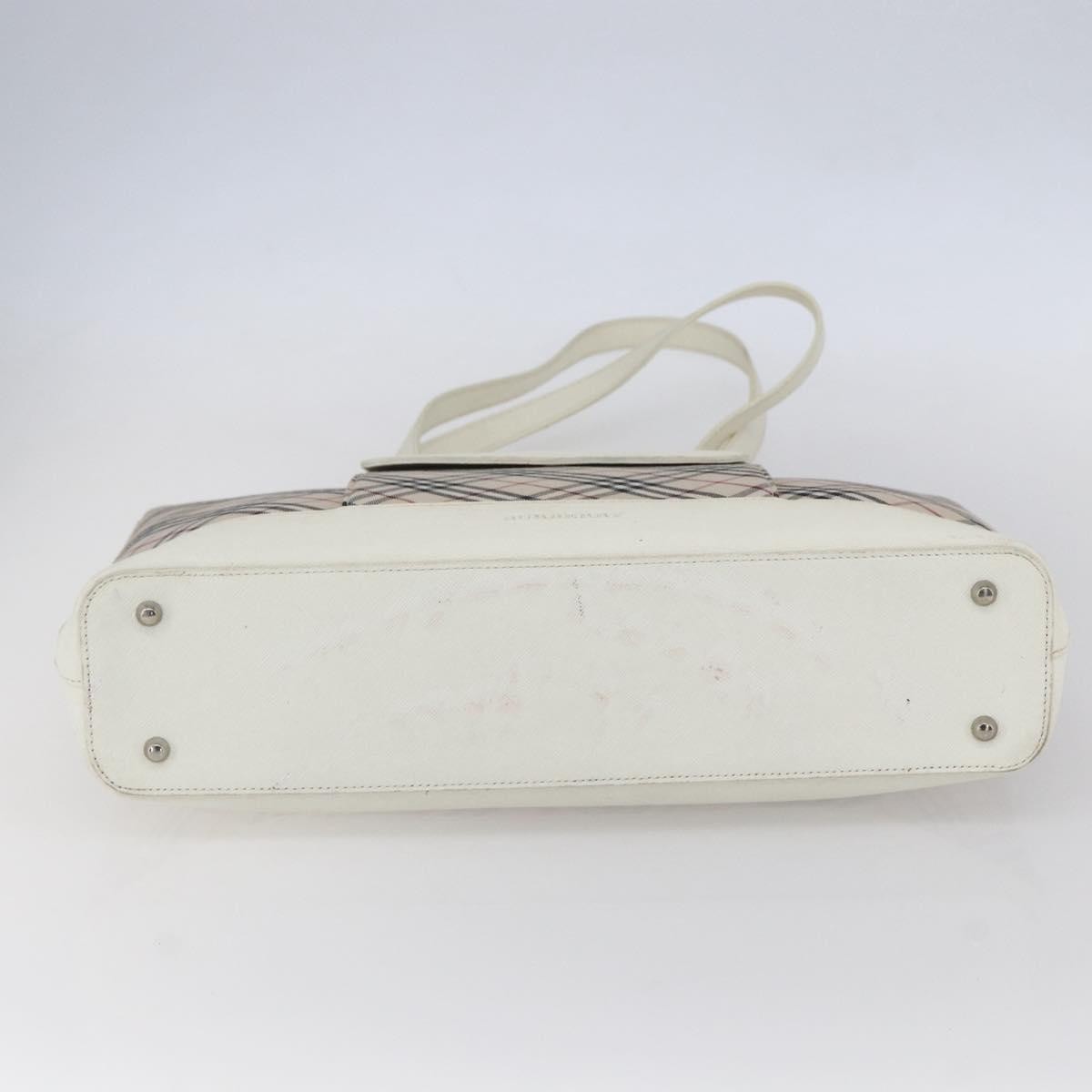 Burberry Nova Check Tote Canvas and Leather, BEIGE, CANVAS, Tote bag