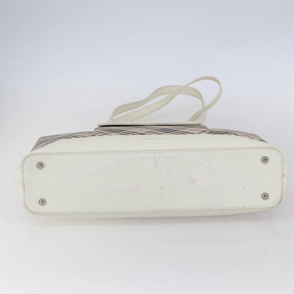 Burberry Nova Check Tote Canvas and Leather, BEIGE, CANVAS, Tote bag