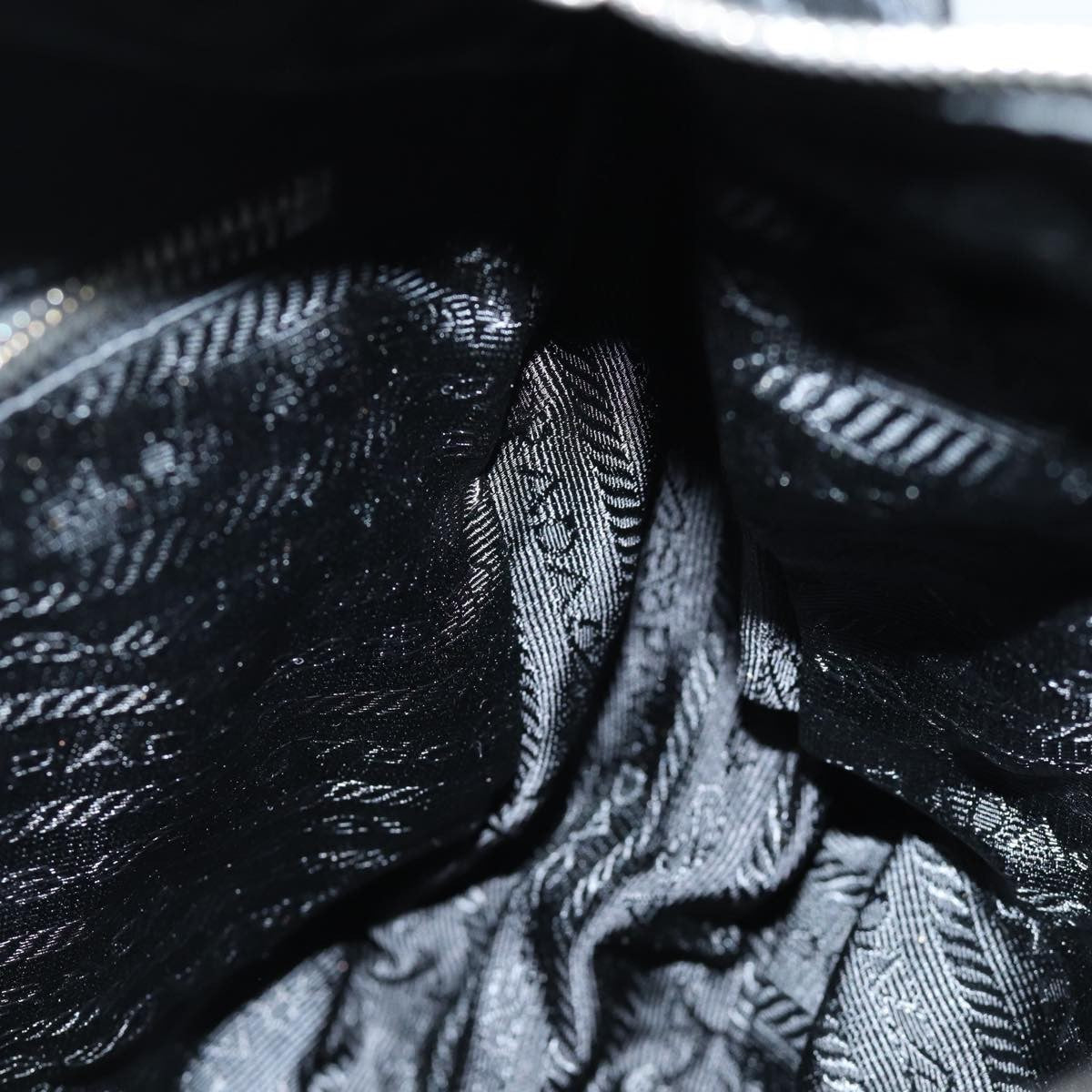 Prada Buckle Messenger Bag Tessuto, BLACK, NYLON, Shoulder bag