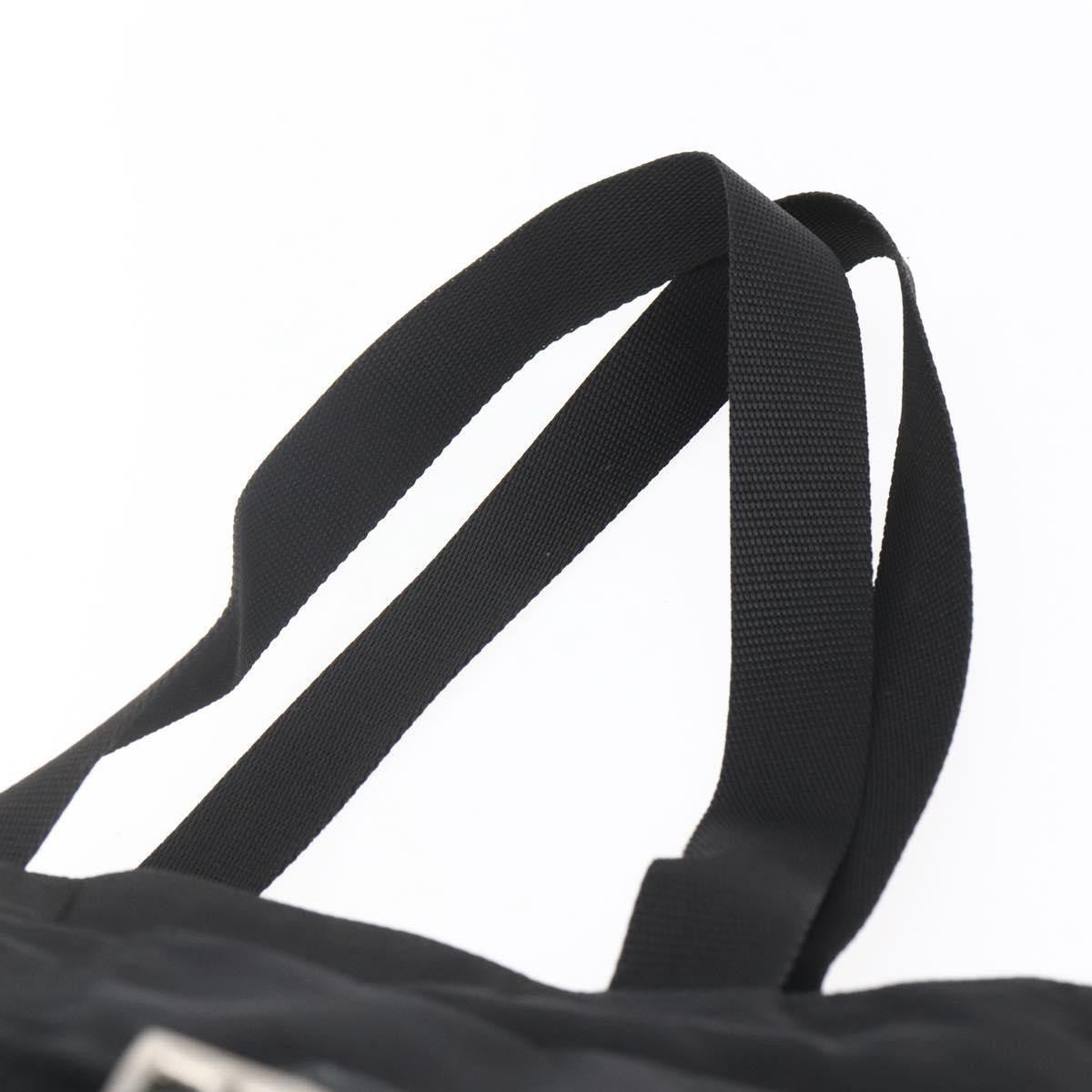 Prada Vintage Tote Tessuto, BLACK, NYLON, Tote bag