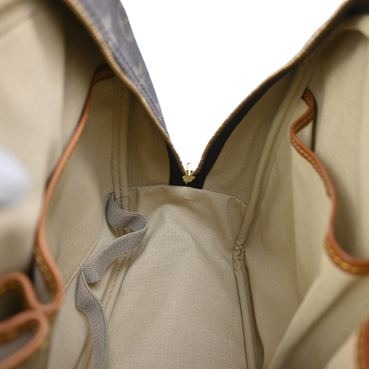 Louis Vuitton Deauville Handbag Monogram Canvas, BROWN, CANVAS, Handbag