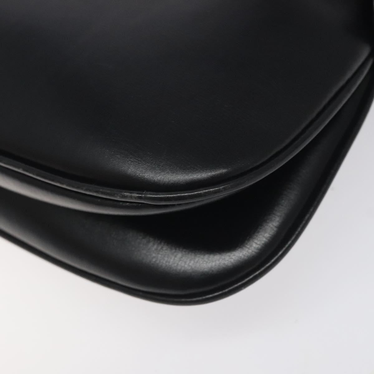 Gucci 1973 Shoulder Bag Leather, BLACK, LEATHER, Shoulder bag