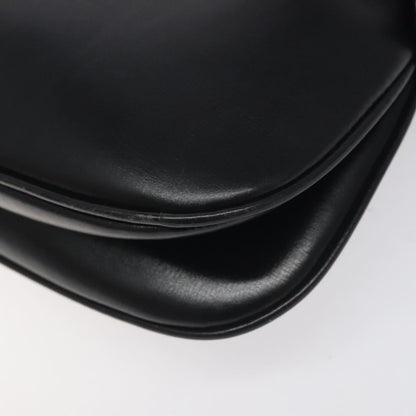 Gucci 1973 Shoulder Bag Leather, BLACK, LEATHER, Shoulder bag