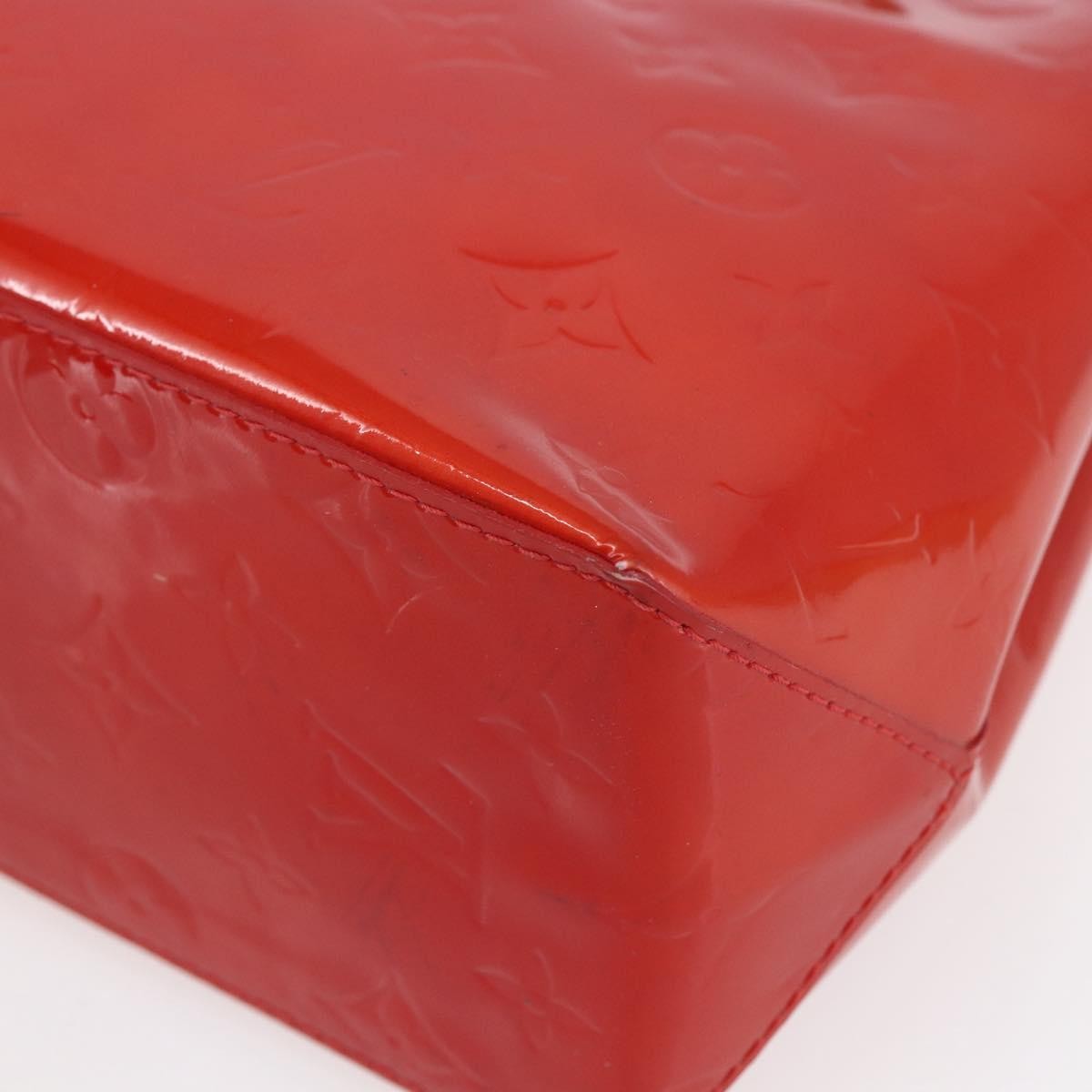 Louis Vuitton Reade Handbag Monogram Vernis, RED, PATENT_LEATHER, Handbag