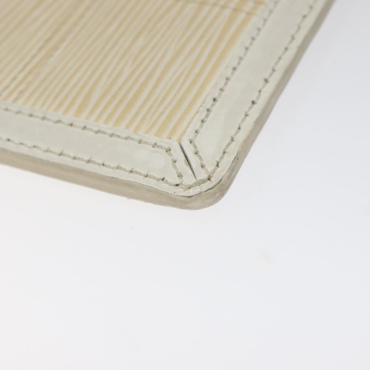 Louis Vuitton Delmonico Pochette Stretch Epi Leather, ECRU, LEATHER, Clutche & pouche