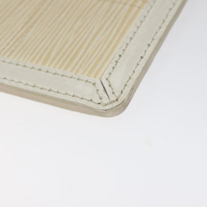 Louis Vuitton Delmonico Pochette Stretch Epi Leather, ECRU, LEATHER, Clutche & pouche