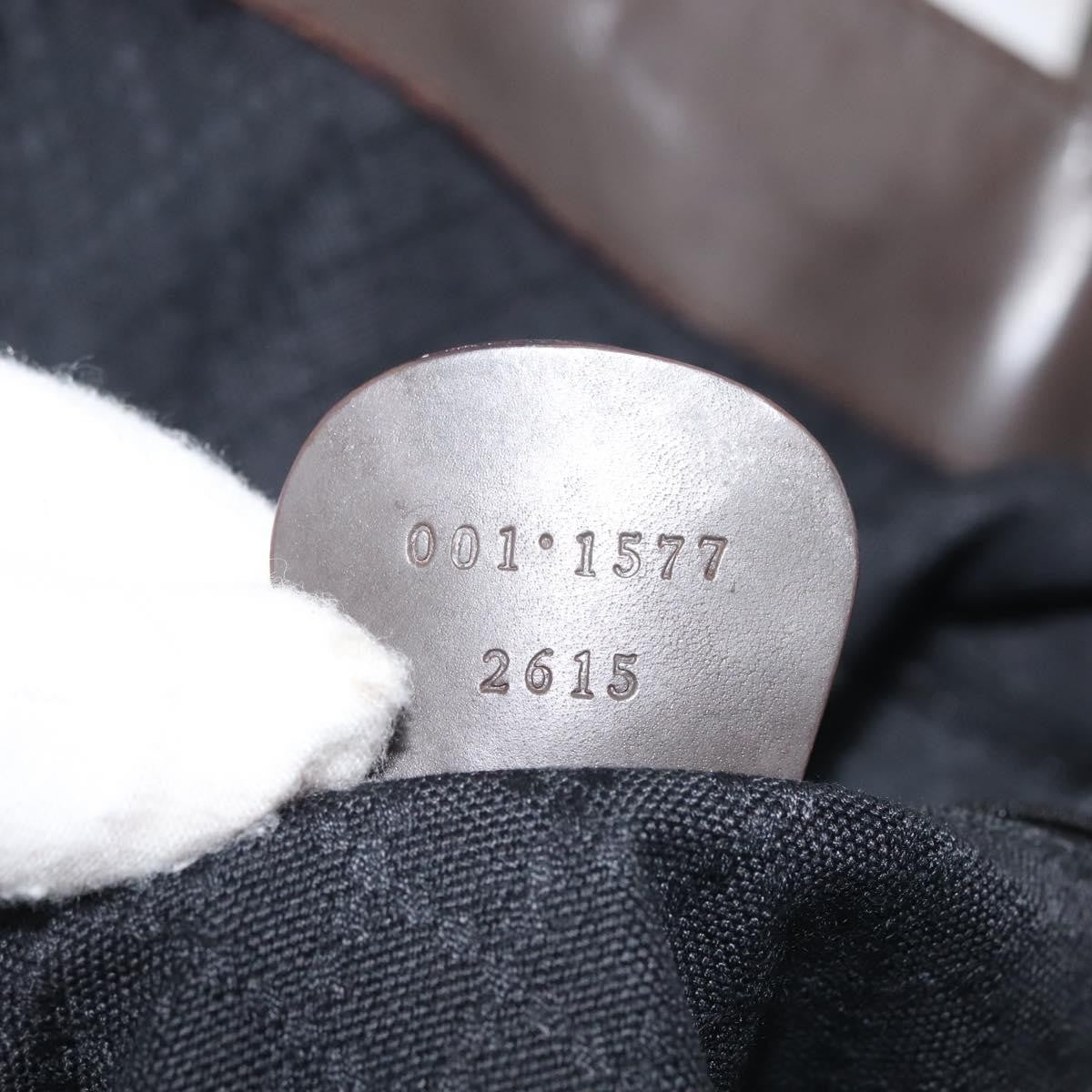 Gucci Sherry bamboo Shoulder Bag Nylon, KHAKI, NYLON, Shoulder bag