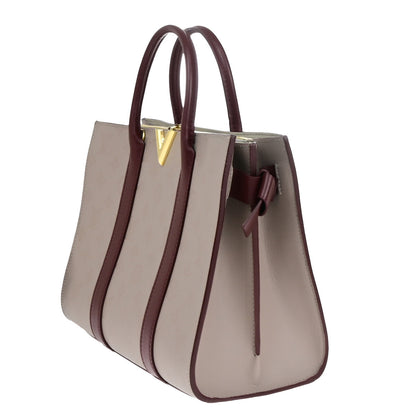 Louis Vuitton Very Tote Monogram Leather, BEIGE, LEATHER, Tote bag
