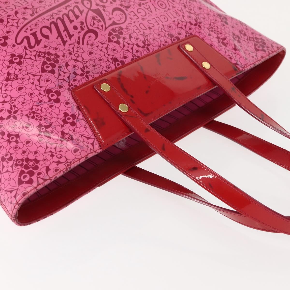 Louis Vuitton Voyage Tote Cosmic Blossom, PINK, PATENT_LEATHER, Tote bag