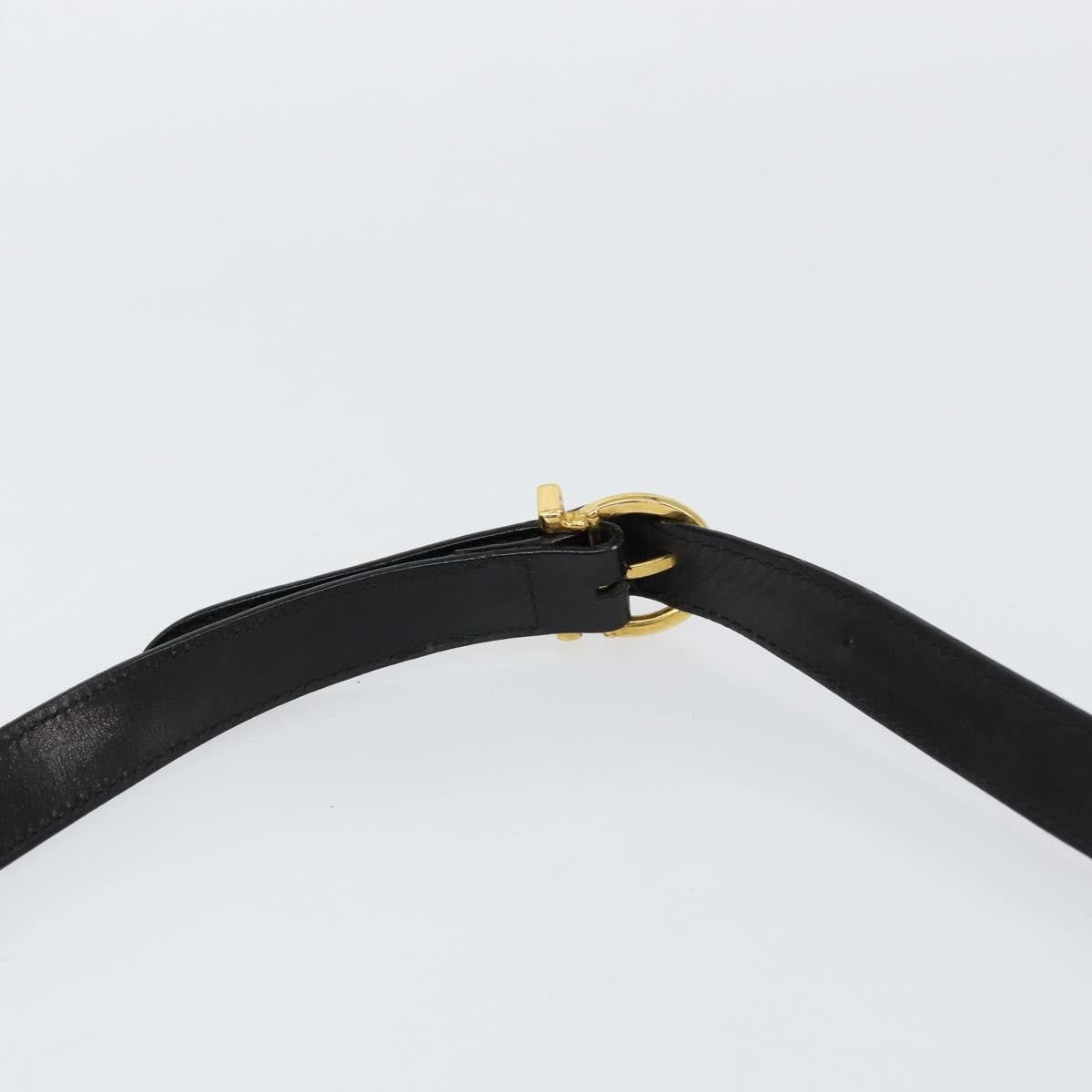 Salvatore Ferragamo Gancini Convertible Top Handle Bag Leather, BLACK, LEATHER, Handbag