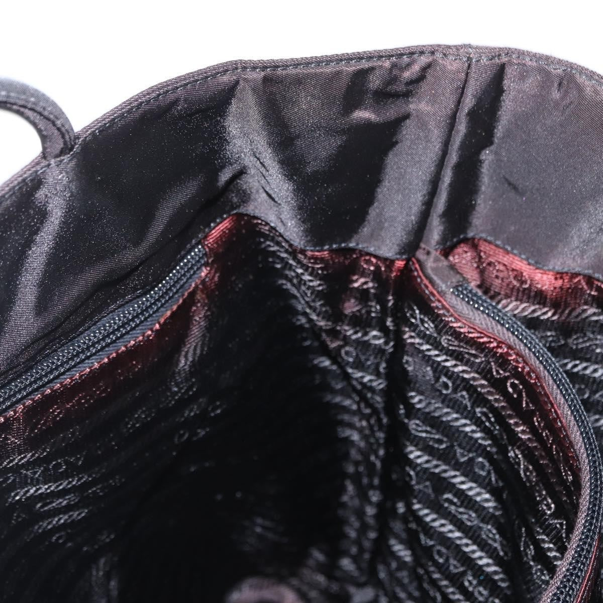 Prada Vintage Shoulder Bag Tessuto, BLACK, NYLON, Shoulder bag