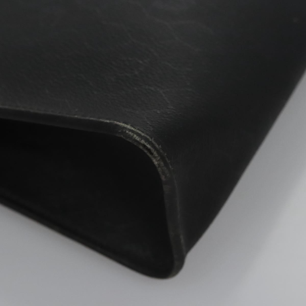 Christian Dior Vintage Honeycomb Zip Pouch Coated Canvas, BLACK, CANVAS, Clutche & pouche