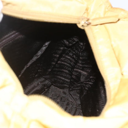 Prada Vintage Tote Tessuto, YELLOW, NYLON, Tote bag