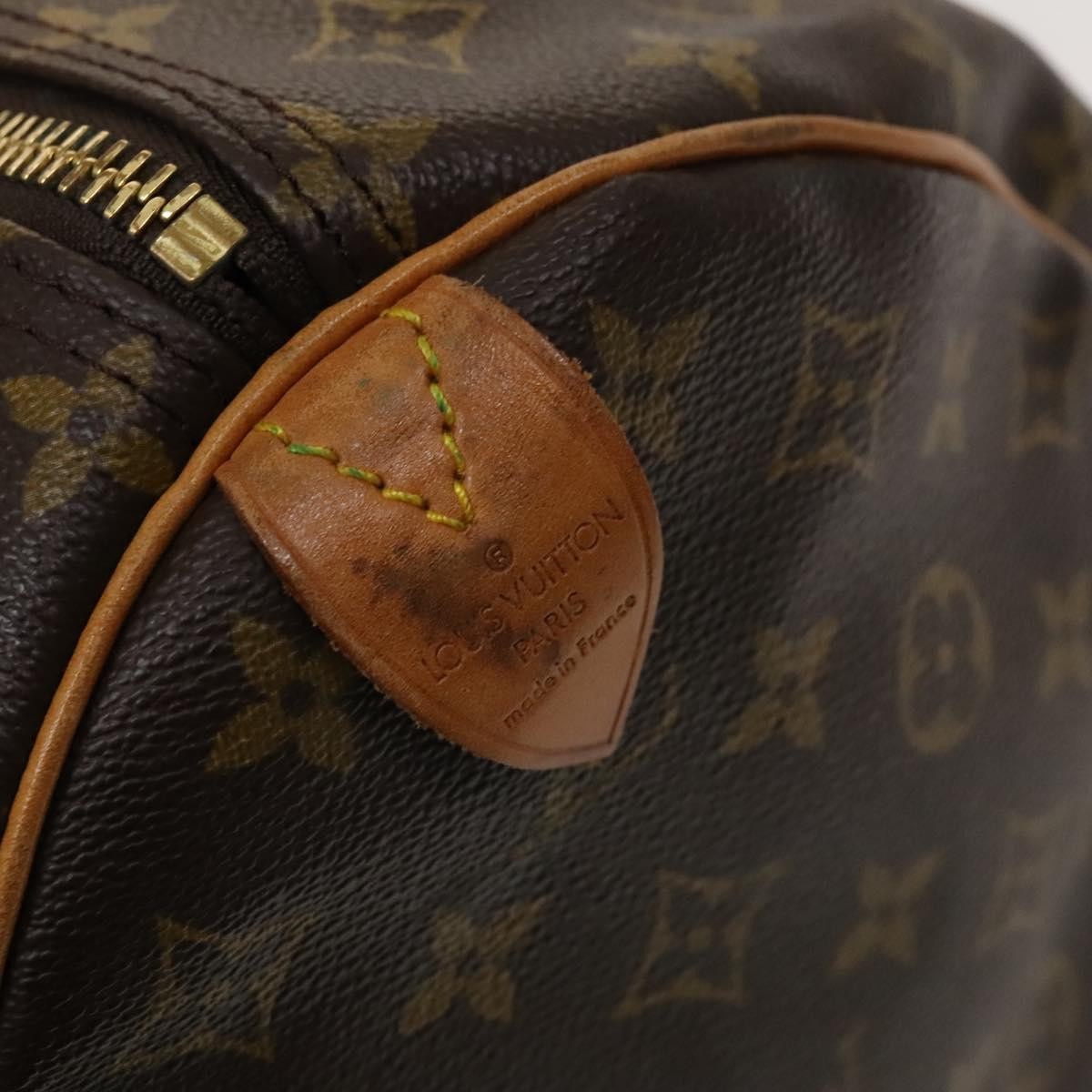 Louis Vuitton Keepall Bag Monogram Canvas, BROWN, CANVAS, Travel bag