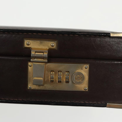 Loewe Anagram Business Leather, BROWN, LEATHER, Briefcase