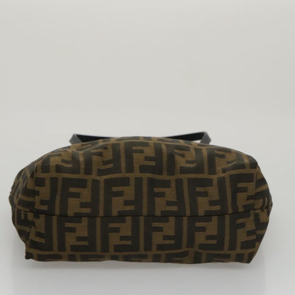 Fendi Roll Tote Zucca Canvas, BROWN, CANVAS, Tote bag