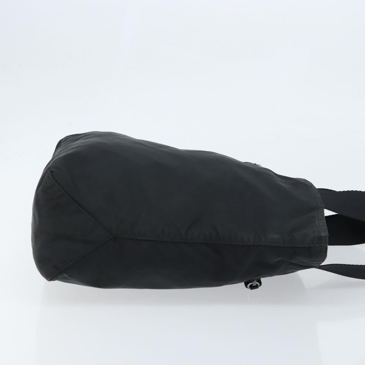 Prada Vintage Zip Tote Tessuto, BLACK, NYLON, Tote bag