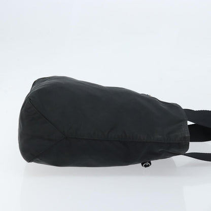Prada Vintage Zip Tote Tessuto, BLACK, NYLON, Tote bag