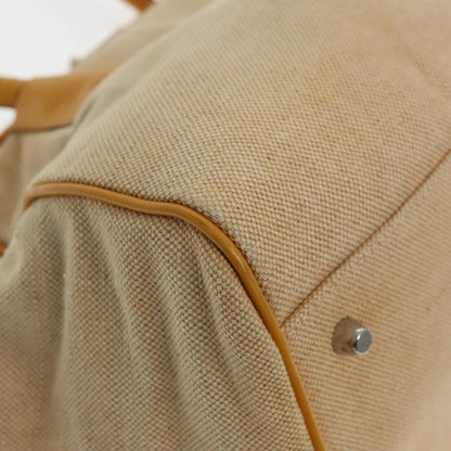 Prada Madras Cerniera Doctor Bag Canvas and Leather, BEIGE, CANVAS, Handbag