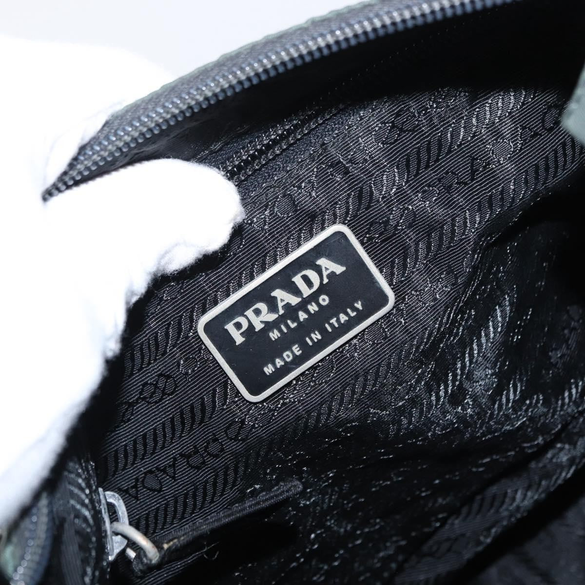 Prada Vintage Shoulder Bag Tessuto, GREEN, NYLON, Shoulder bag