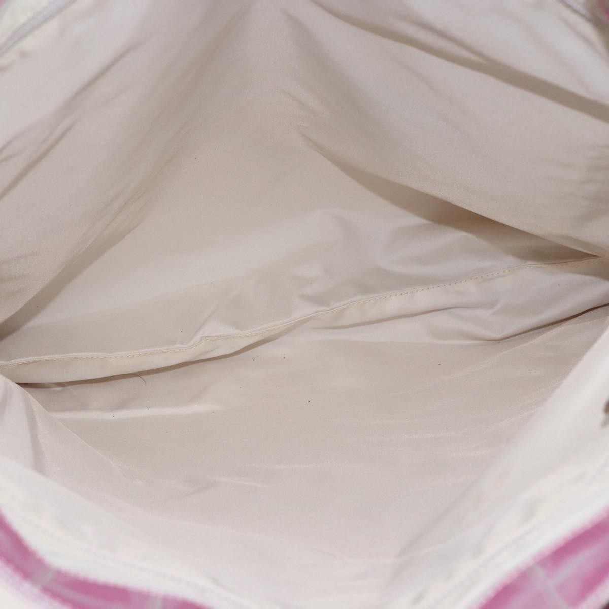 Chanel Travel Line Tote Nylon, PINK, NYLON, Tote bag