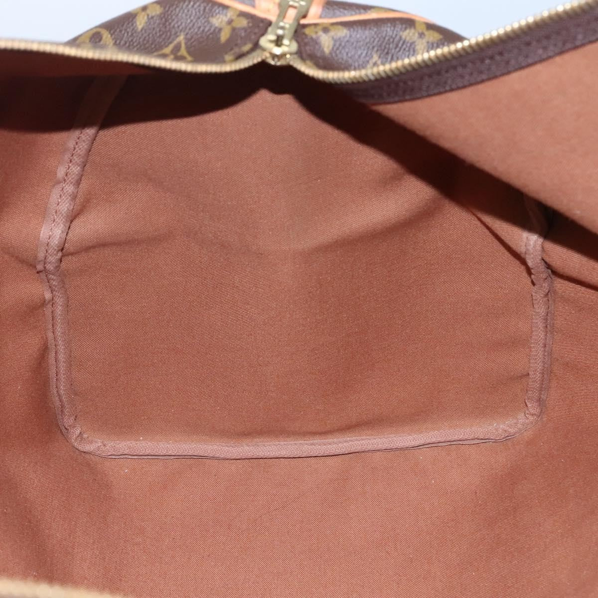 Louis Vuitton Keepall Bag Monogram Canvas, BROWN, CANVAS, Travel bag