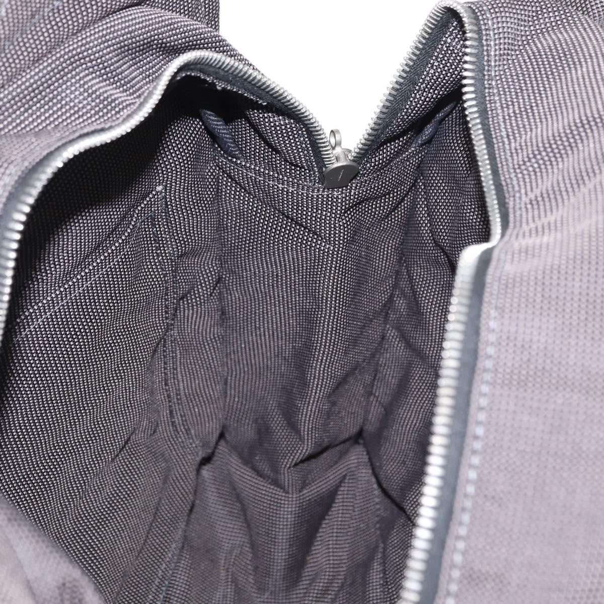 Hermes Herline Backpack Canvas, GRAY, CANVAS, Backpack