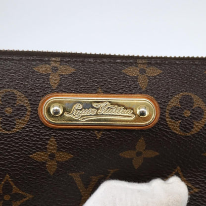 Louis Vuitton Milla Pochette Monogram Canvas, BROWN, CANVAS, Clutche & pouche