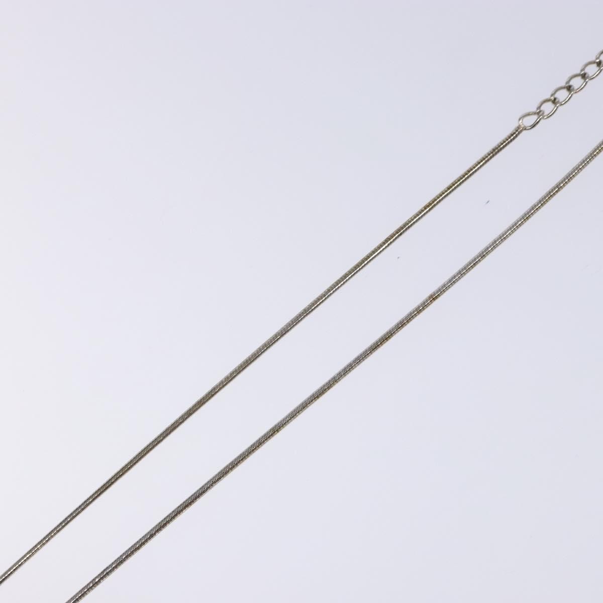 Christian Dior CD Logo necklace Metal, SILVER, METAL, Necklace