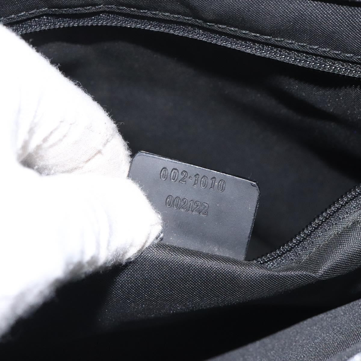 Gucci Vintage Bamboo Handle Tote GG Nylon, BLACK, NYLON, Tote bag