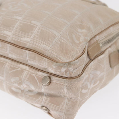 Chanel Travel Line Convertible Satchel Nylon, BEIGE, CANVAS, Handbag
