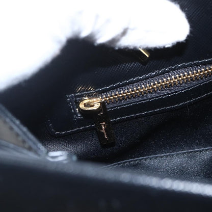 Salvatore Ferragamo Vala Chain Shoulder bag Leather, BLACK, LEATHER, Shoulder bag