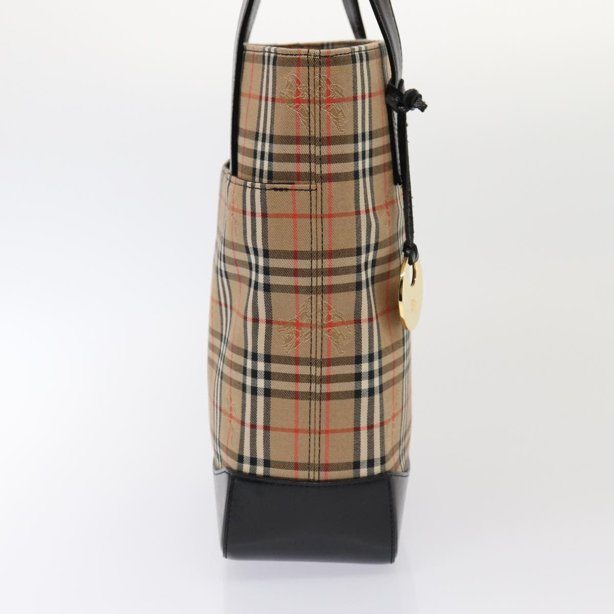Burberry Nova Check Tote canvas check pattern, BEIGE, CANVAS, Tote bag