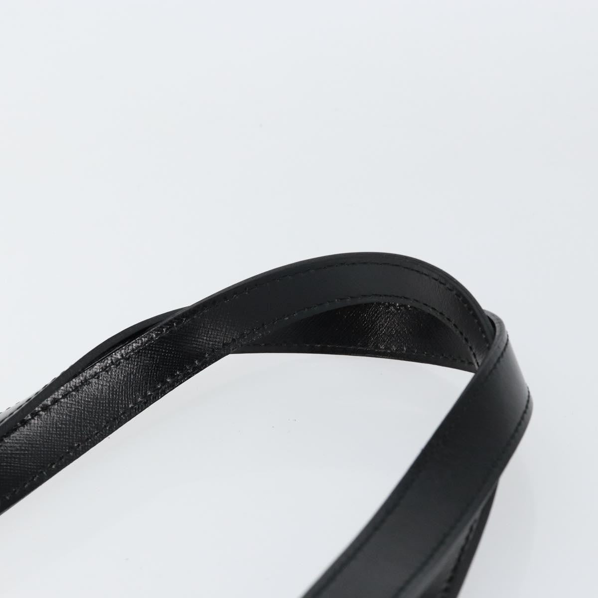 Versace Vintage Shoulder Bag Leather, BLACK, LEATHER, Tote bag