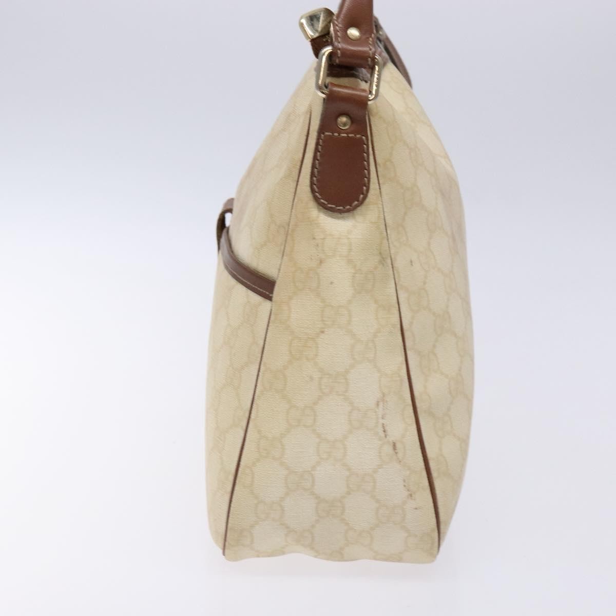Gucci GG supreme handbag GG canvas, WHITE, PVC, Handbag