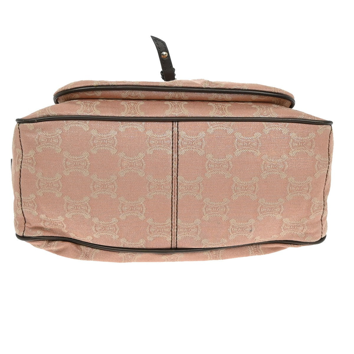 Celine Boogie Satchel Macadam, PINK, CANVAS, Handbag