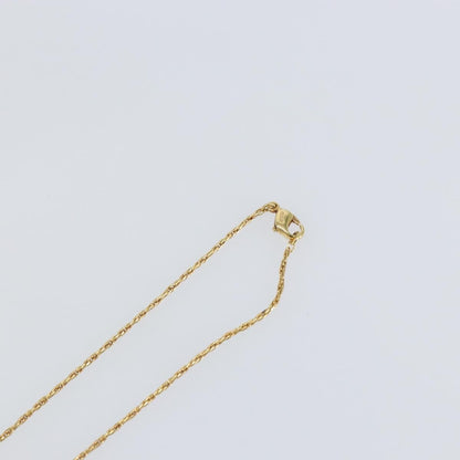 Christian Dior CD Pendant Necklace Metal and Crystals, GOLD, METAL, Necklace