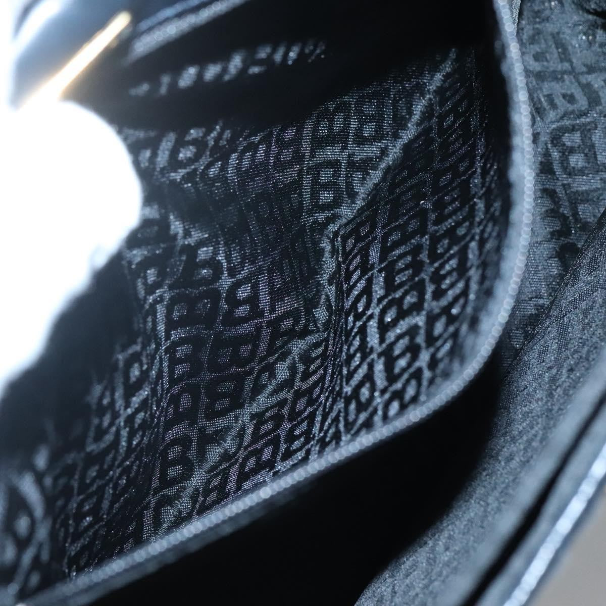 Bally Vintage Handbag Quilted Leather, NAVY, LEATHER, Handbag